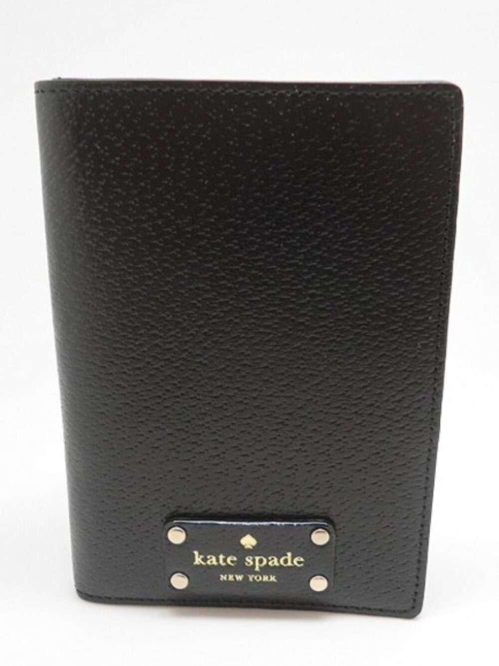 Kate Spade Madison Black Saffiano Leather Passport Holder KC577